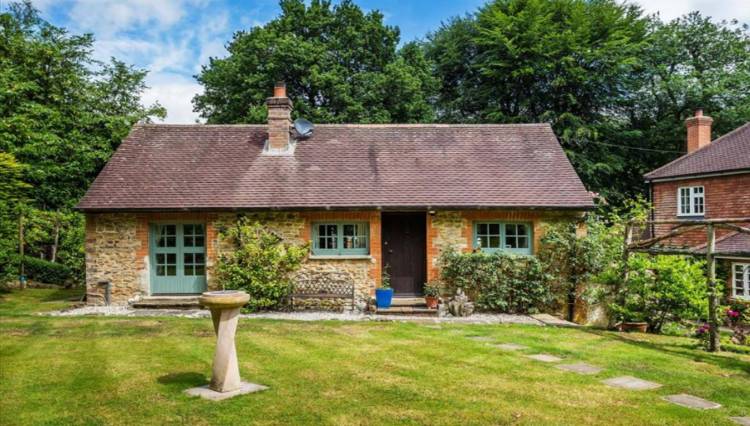 Cottage front sundial